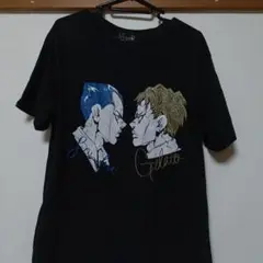 ジョジョの奇妙な冒険　黄金の風　ソルベとジェラート　アニメTシャツ　黒S