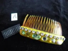 ★ビンテージ/レトロ・ヘアアクセサリー★髪飾り/鼈甲のコーム/飾り櫛 新品★