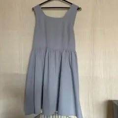 ミニワンピース　水色　LLサイズ