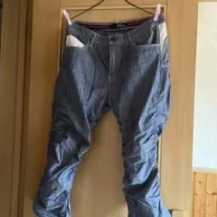 カジュアルサイクルパンツ デニムブルー