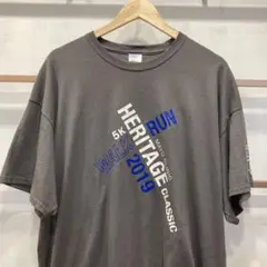 USA古着Tシャツ 2XLサイズ PORT&CONPANY グレー