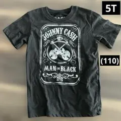 バンドTシャツ ジョニーキャッシュ 古着 5T ブラック