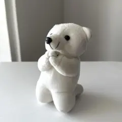 【新品未使用】1〜2日で発送　創価学会　お祈りクマさん　お願いクマさん　ホワイト