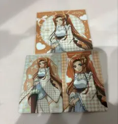 ぴちぴちピッチ 和装メイド コレクションカード　特典ブロマイド　沙羅
