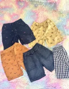 ユニクロ＋無印　子供用半ズボンセット（5点）　110センチ