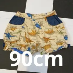 恐竜柄コットンデニムパンツ 90cm