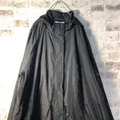 【ヴィンテージ】マウンテンパーカー オーバーサイズ 黒 古着usedAS93