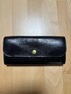牛革長財布　ベリーズヨーク　ブラック