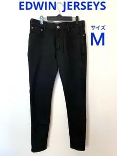 エドウィン ジャージーズ ERD122 スリムテーパードジーンズ ブラック Ｍ