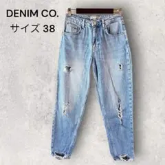 DENIM CO. ダメージジーンズ ジーパン　デニム 38 Mサイズ相当