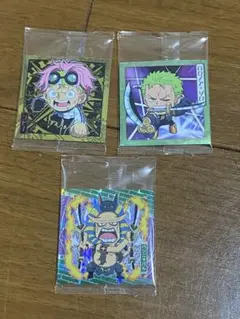 ワンピース　にふぉるめーしょんしーる　3種セット