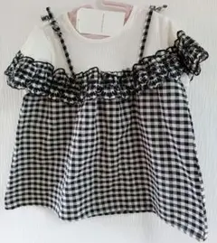 130cm　肩リボン半袖　新品