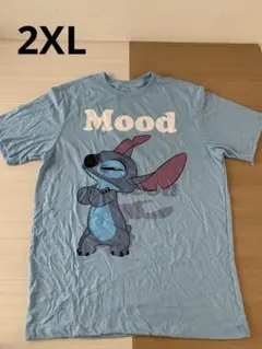 スティッチ Tシャツ　ディズニー　レディース　半袖メンズ　Tシャツ　XXLサイズ