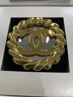 【お値下げ】CHANEL☆ブローチ☆デカココマーク☆ゴールド&シルバー☆超美品☆