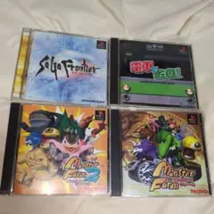 PS1 ４本セット　レトロゲーム　マニア　動作確認済　まとめ売り　プレステ