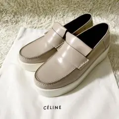 美品✨セリーヌ フィービー期 レザー スニーカー シューズ 保存袋付き