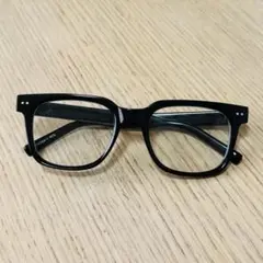 【美品】だてめがね 黒