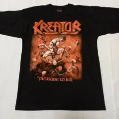 KREATOR 美品！ pleasure to kill 半袖Tシャツ ブラック
