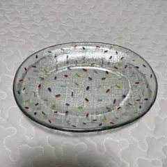 天気雨　キャンディオーバル皿　ブルー