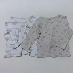 長袖パジャマ　上のみ　2点まとめ売り　90