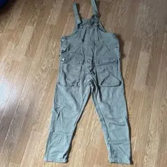 オリーブグリーン オールインワン サロペットL