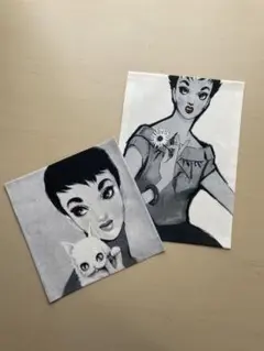中原淳一　布絵モチーフ　no5