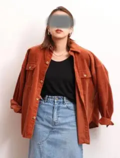 Ungrid♪コーデュロイビッグシャツ