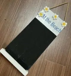 プルメリア　壁掛け黒板　ハワイアン雑貨