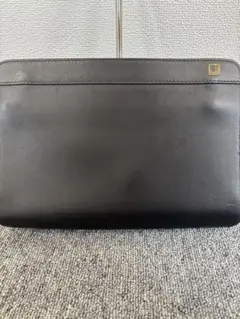 【美品】dunhill ダンヒル　クラッチバッグ　セカンドバッグ　ブラック　本革