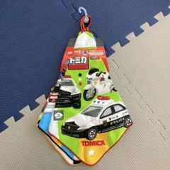 トミカ ループ付タオル 3枚組　トミカデザイン
