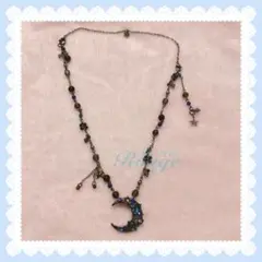 未使用 ANNA SUI アナスイ ネックレス 月 星