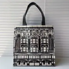 HARRODS ハロッズ ☆トートバッグ ハンドバック 百貨店柄　英国