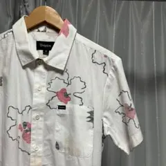 Brixton 花柄 半袖シャツ S インナープリント