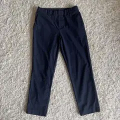 UNIQLO アンクルパンツ　ネイビー　ユニクロ