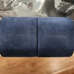 ルイヴィトン ネイビー スエード ケース　2個セット