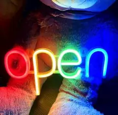 LEDネオンライト OPEN 看板 店舗 インテリア ネオンサイン アメリカン