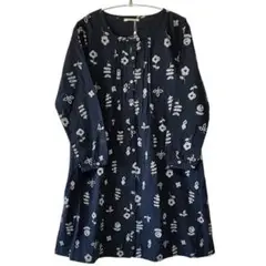新品 CLOUDNINE クラウドナイン 綿麻 2wayワンピース 羽織 M L