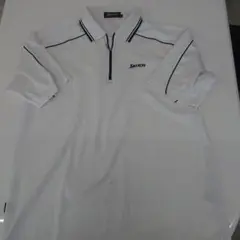 美品 数回使用 スリクソン メンズゴルフジッパーポロシャツ sizeLL