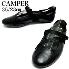 CAMPER - ☆未使用級 CAMPER TWINS フラットパンプス