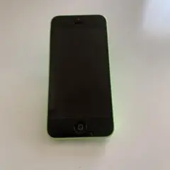 Apple iPhone 5c グリーンリングスタンド付きホームボタン壊れてます