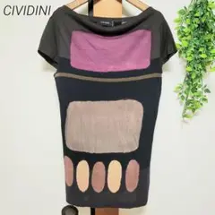 CIVIDINI チヴィディーニ silk シルク Tシャツ 半袖 トップス