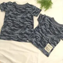 Cherokee 迷彩柄 Tシャツ 110 130兄弟リンクコーデ