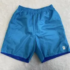 FILA ハーフパンツ　スポーツ　シンプル　サックス　ブルー