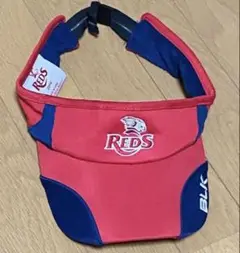 ラグビー　スーパーラグビー　レッズ　REDS バイザー BLK 赤 青