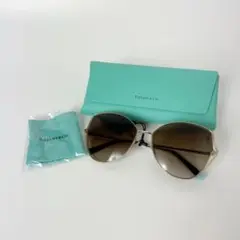 【新品未使用】ティファニー TIFFANY ロゴ 水色 サングラス