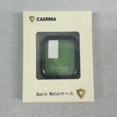 CAERUMA Apple Watch フィルム付ケース 44mm ブラック ①