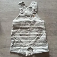 【美品】綿100％BabyGapオーバーオール 50cm