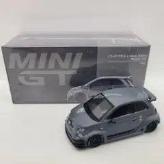 MINI GT 1/64 アバルト595 LB-WORKS×Abas～灰【新品】