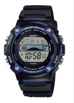【超美品】CASIO W-s210w Tough Solar デジタル腕時計