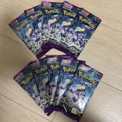 新品未開封　ポケモンカードゲーム バイオレットex 10パック